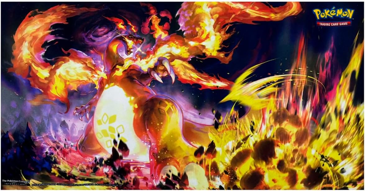 Pokemon TCG - Spielmatte - Glurak VMAX Pokemon TCG - Spielmatte - Glurak VMAX