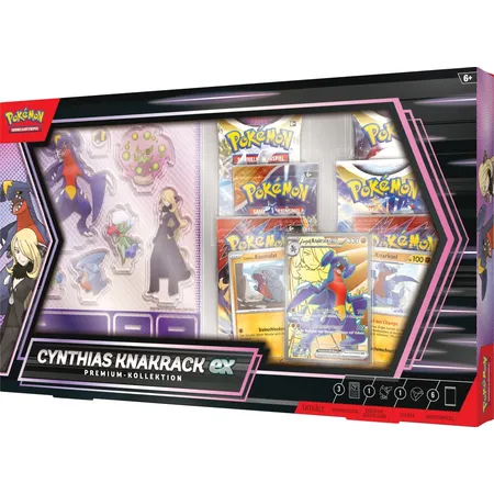 Pokemon TCG - Karmesin & Purpur: Cynthias Knakrack ex Premium Kollektion DE Pokemon TCG - Karmesin & Purpur: Cynthias Knakrack ex Premium Kollektion DE